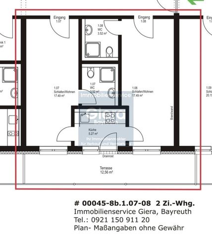 WG-Zimmer mit eigenem Bad in 2er-Studenten-WG - Photo 3