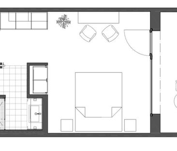 1.5 Zimmer, 26 m², EG - Photo 4