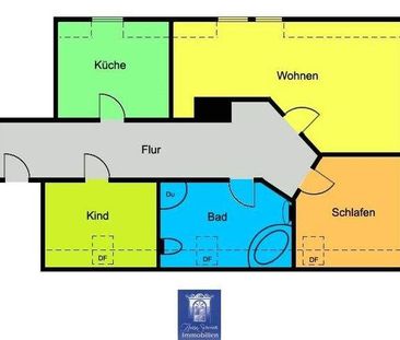 Wohlfühlwohnung unterm Dach! Wohnküche ... Tageslichtbad mit Wanne ... - Photo 1