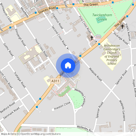 Walpole Court, Hampton Road, Twickenham, Middlesex, TW2