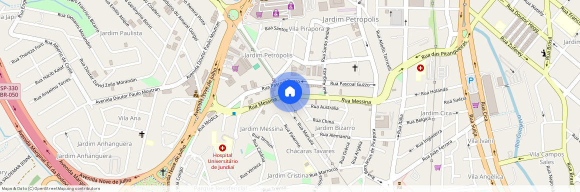 Rua Messina, Jardim Petrópolis, Vianelo, Jundiaí - SP, 13207-420, Brazil