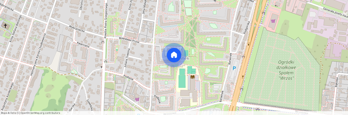 ul. Andrzeja Frycza Modrzewskiego, Barwinek, Kielce, świętokrzyskie