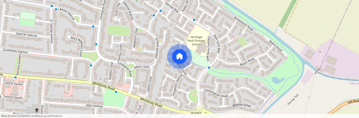 Portchester Close, Peterborough, Cambridgeshire, PE2