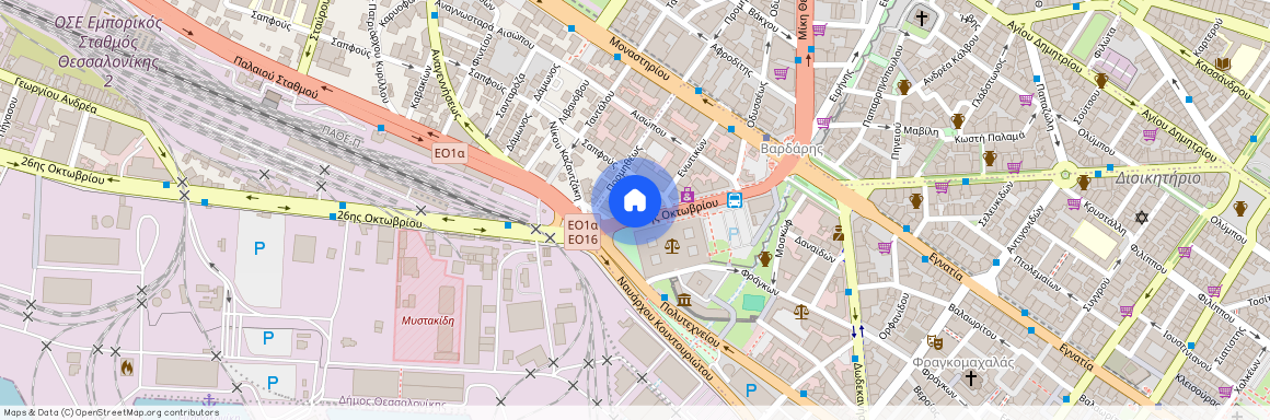 26ης Οκτωβρίου 24, 546 27 Θεσσαλονίκη, Βαρδάρης - Δικαστήρια (Βαρδάρης - Λαχανόκηποι)
