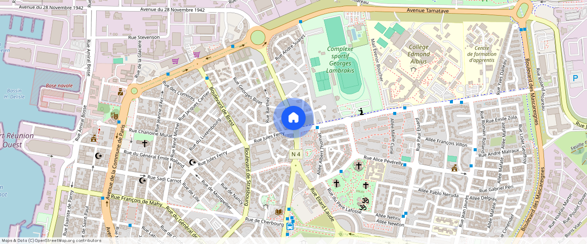 REUNION (974), - DROM, LE PORT (97420)