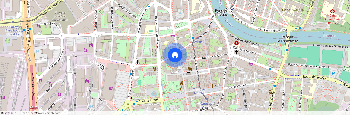 Rue de la Débridée 1, 1227 Carouge GE