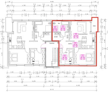 Exklusive 3-Zimmer-Wohnung mit Fernblickbalkon für Singles oder Paare - Foto 4