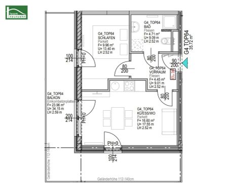 Modern & urban - Gut geschnittene 2-Zimmer-Wohnung mit großem Balkon - Foto 2