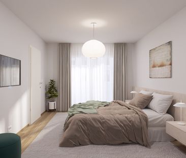 2-Zimmer-Wohnung mit Loggia – zu mieten im Neubauprojekt „Herz & He... - Photo 4