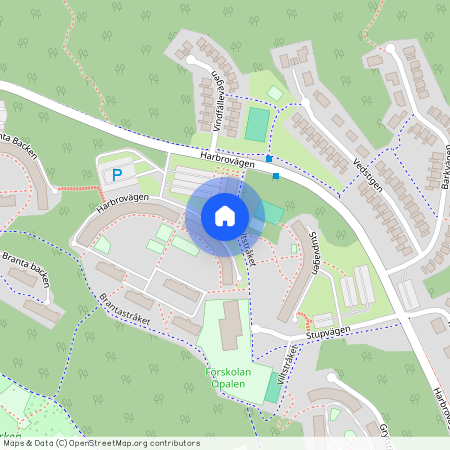 Harbrovägen 42B, Tumba