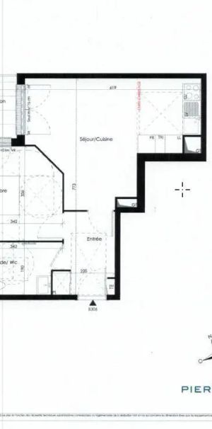 Appartement à louer 2 pièces 43.17m² - Photo 2