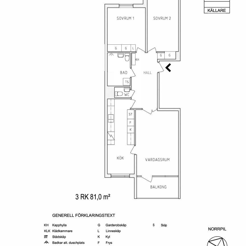 Norra Köpmangatan 24 D, våning 1 - Foto 2