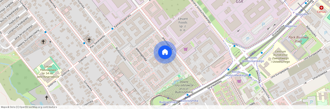 ul. Jeleniogórska, Junikowo, Grunwald, Poznań, wielkopolskie