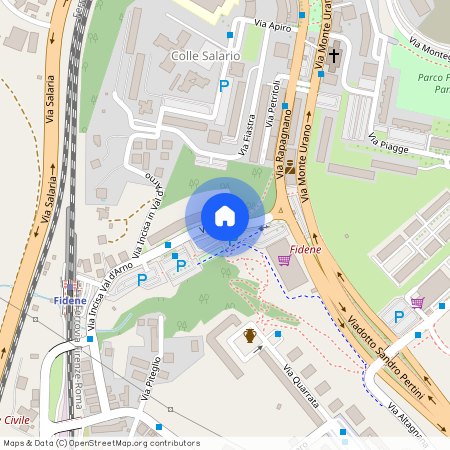 Trilocale in Via San Leo, Roma