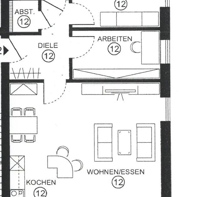 3-Zimmer-Wohnung mit Loggia in zentraler Lage von Werl - Foto 2