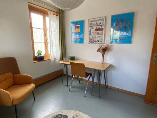 Charismatic 3-room apartment with idyllic garden and natural idyll in Maur - Photo 1