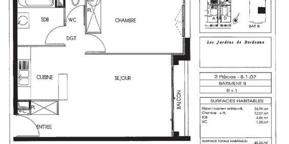 Location Appartement 2 pièces 45m² BORDEAUX 33100 - Photo 3