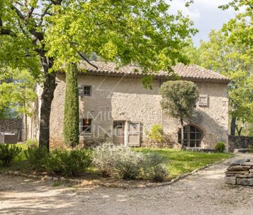 Luberon - Authentique bergerie de charme avec vue et au calme absolu - Photo 1