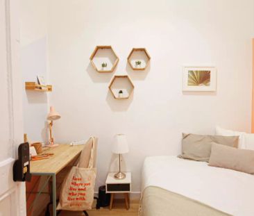 Room in a shared 5-bedroom apartment for rent in la Nova Esquerra de l'Eixample - Foto 5