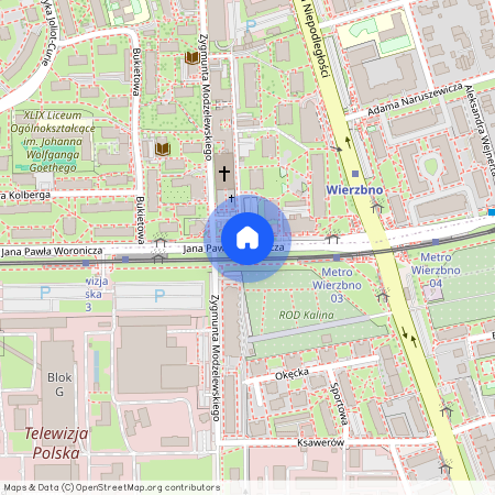 Jana Pawła Woronicza, Warszawa