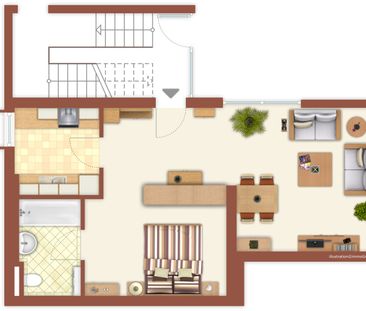 - 1 - Raumwohnung in bester Lage - Photo 4