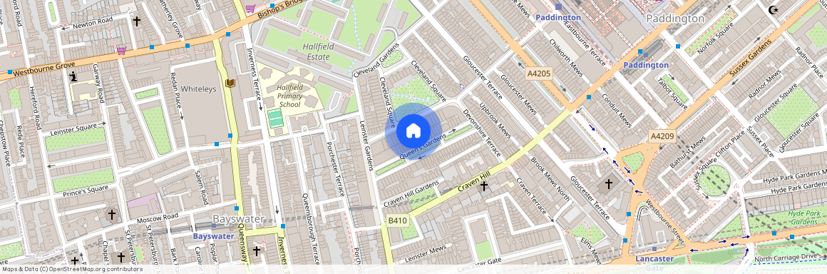 Cleveland Square, Bayswater, London, W2