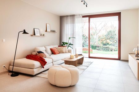 Nieuwbouwappartement met tuintje huren in centrum Roeselare - Foto 2