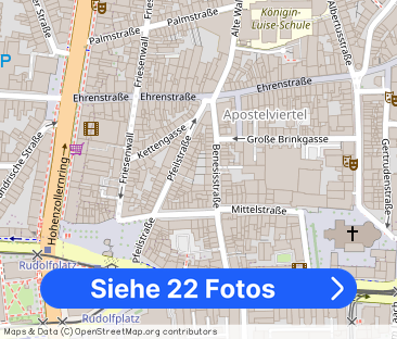 Beste Lage im Belgischen Viertel! Möblierte Wohnung auf 2 Ebenen - Foto 1