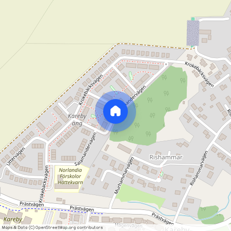 Salamandervägen, Kareby