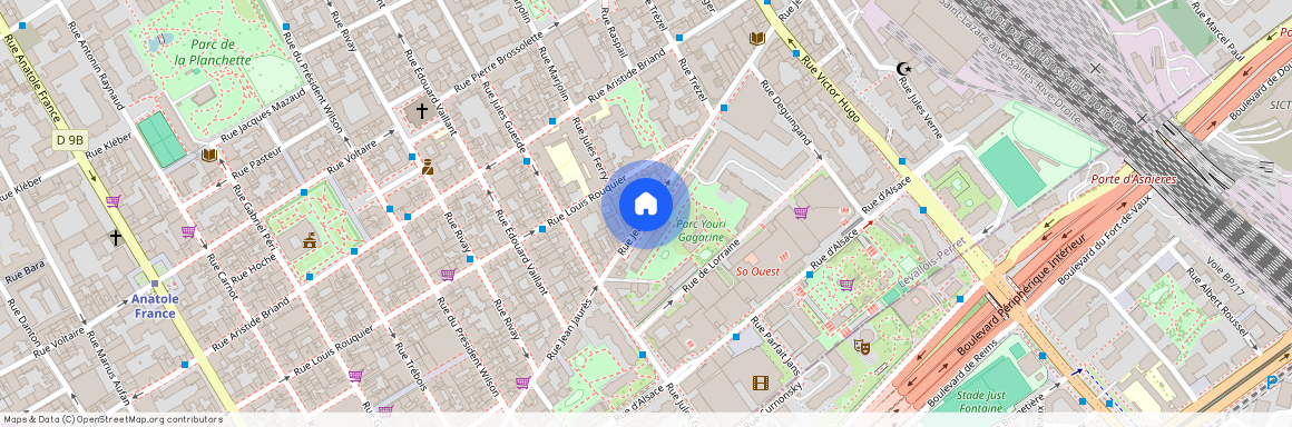 Rue Jean Jaurès, Levallois-Perret