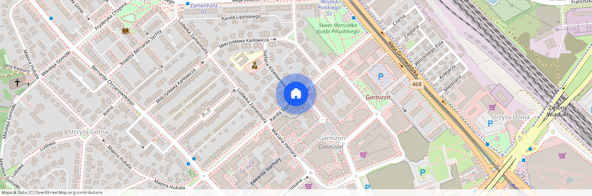 ul. Karola Szymanowskiego, Strzyża, Gdańsk, pomorskie