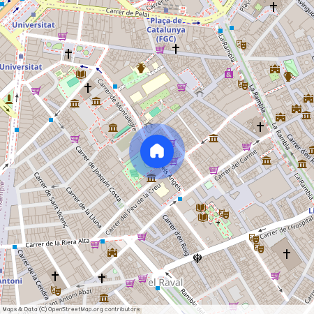 Plaça de les Caramelles, Barcelona, Catalonia 08001