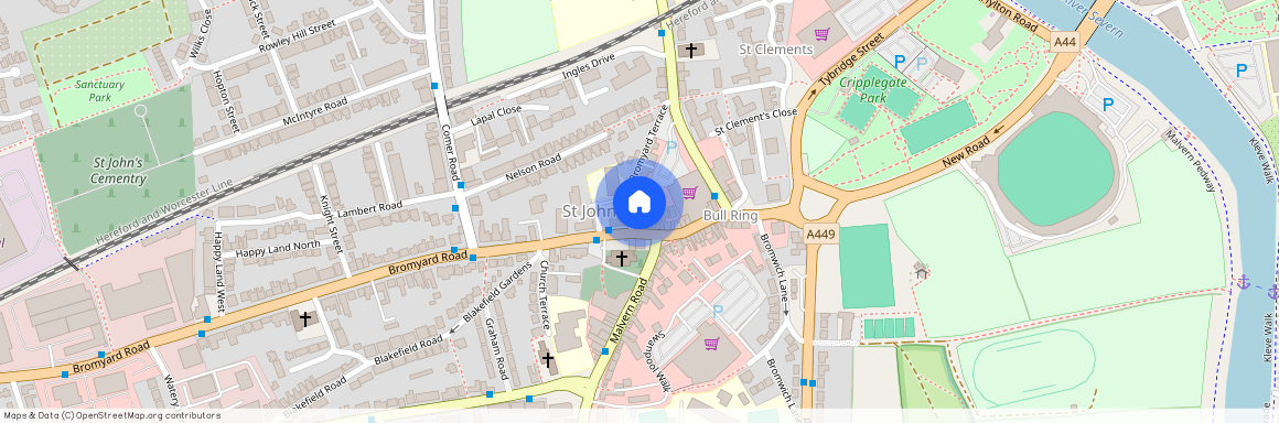 45 Bromyard Terrace, Worcester St. Johns, Worcester
