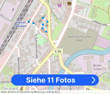 Schöne Zweiraumwohnung mit Wanne - Foto 1