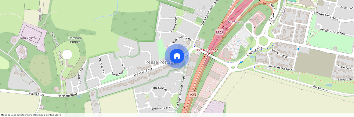 Pease Pottage, Crawley RH11