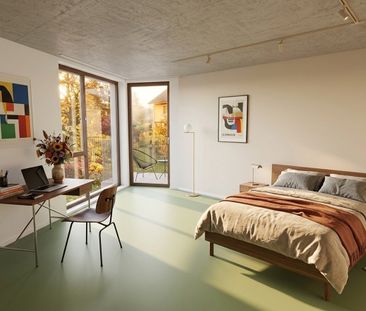 Erstbezug in Zürich moderne 1-Zimmer-Wohnung mit Balkon - Photo 1