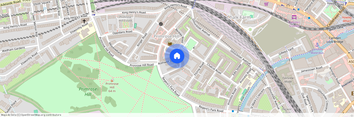 Chalcot Crescent, Primrose Hill, London NW1