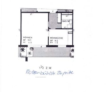 1.5 Zimmer, 35 m², 10. Stock - Photo 5