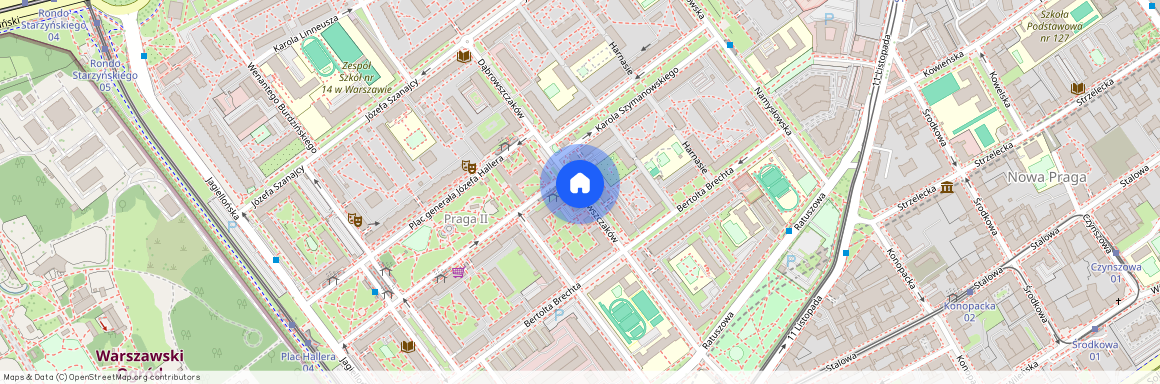 ul. Dąbrowszczaków, Nowa Praga, Praga-Północ, Warszawa, mazowieckie