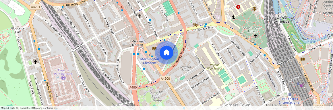 Oakley Square, Camden, London, NW1