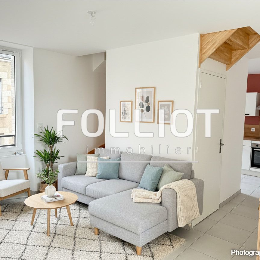 À louer : Appartement 3 pièces à Fougères - Photo 1