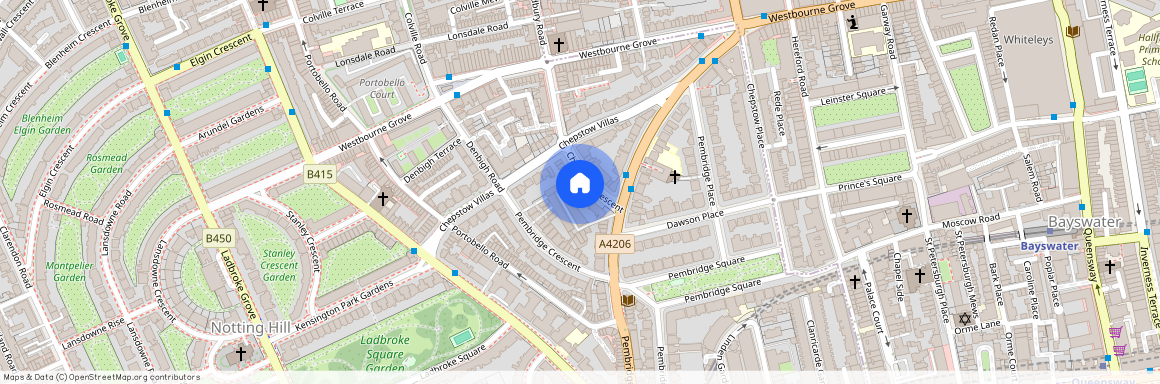 Chepstow Crescent, Notting Hill, London