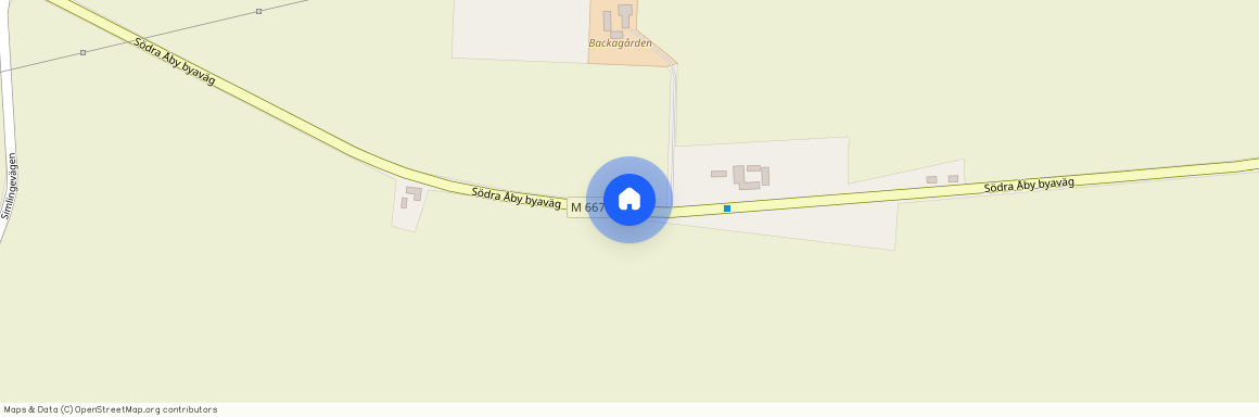 Södra Åby Byaväg, Klagstorp