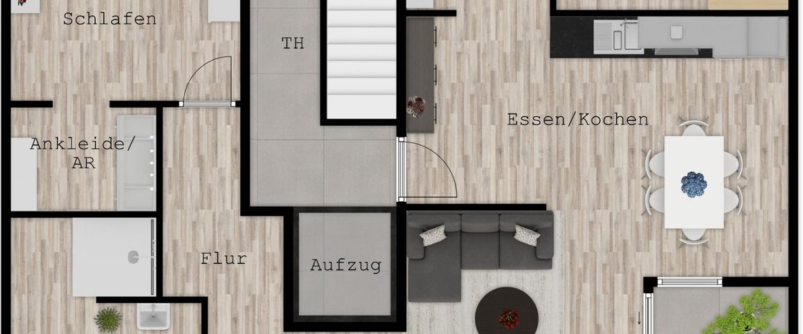 Neubau von 6 barrierearmen Komfort-Mietwohnungen in zentraler Lage von Oberhausen-Mitte - Foto 1