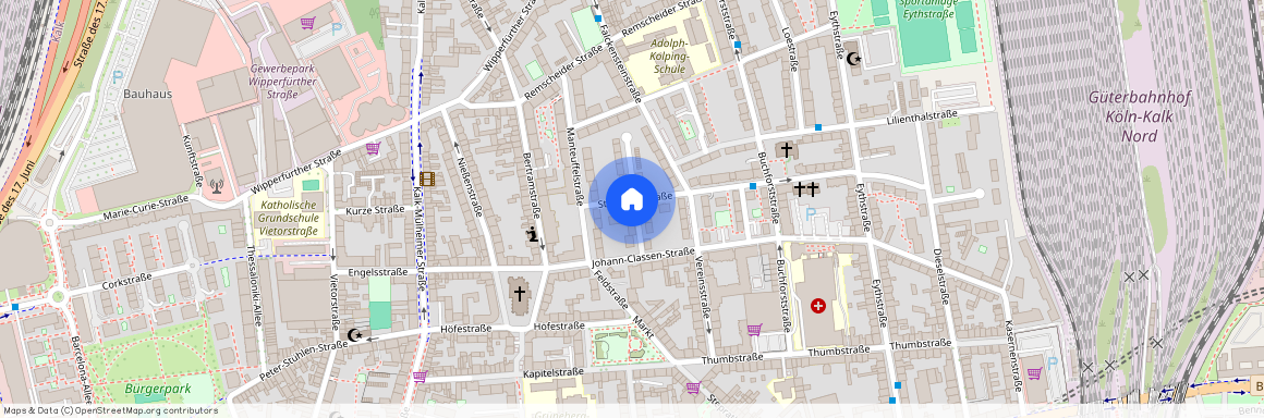 Steinmetzstraße 2a, 51103, Köln Ot Kalk