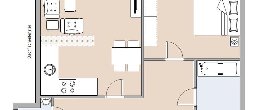 Schöne Wohnung mit Wohnküche im 1. Stock - Photo 1