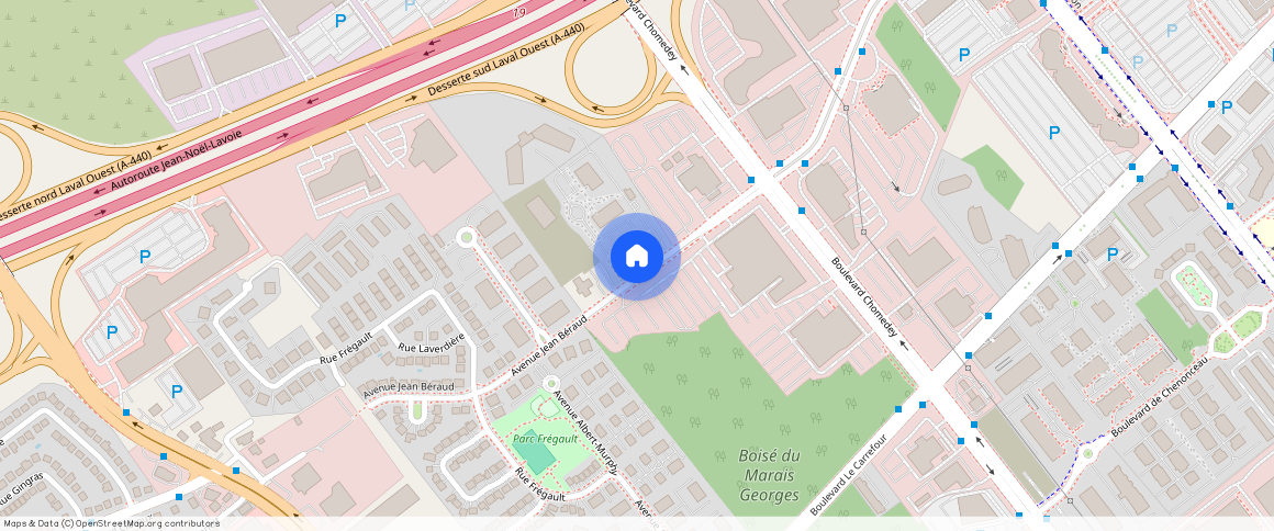 ** Avenue Jean-Béraud, H7T 0K8, Laval