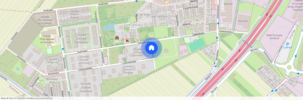 Herbaciana, Zamienie, Lesznowola, piaseczyński, mazowieckie