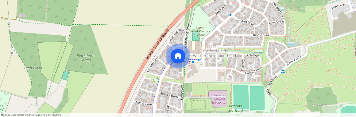 Newland Avenue, Bishop's Stortford, Hertfordshire, CM23