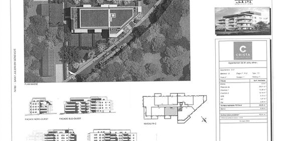 Location Appartement 3 pièces 60m² - Photo 2